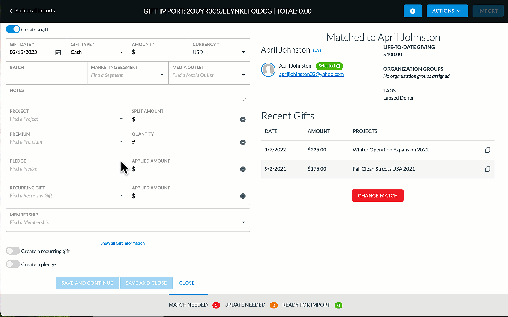 How Do I Enter a Stock Gift? Virtuous